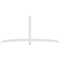 Ekena Millwork Bellingham Architectural Grade PVC Gable Bracket, 108"W x 49 1/2"H x 4"D x 4"F, 11/12 Pitch GBP108X50X0404BEL00 - alternate 5